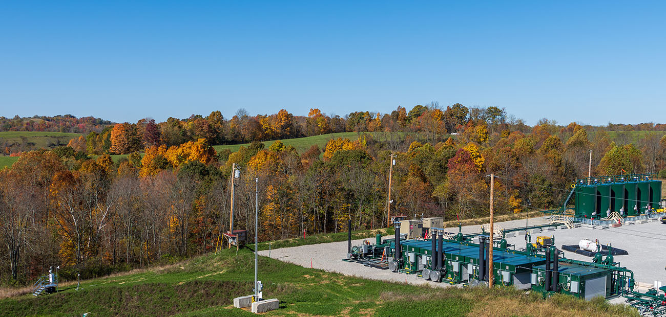 Image of NV110, a well pad located in East Finley Township, Washington, PA 